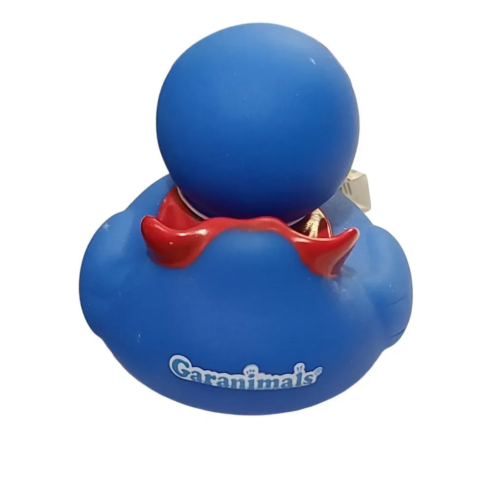 Garanimals Superhero Rubber‎ Duck Bath Toy Blue Kids Collectible Fun Bathtime
